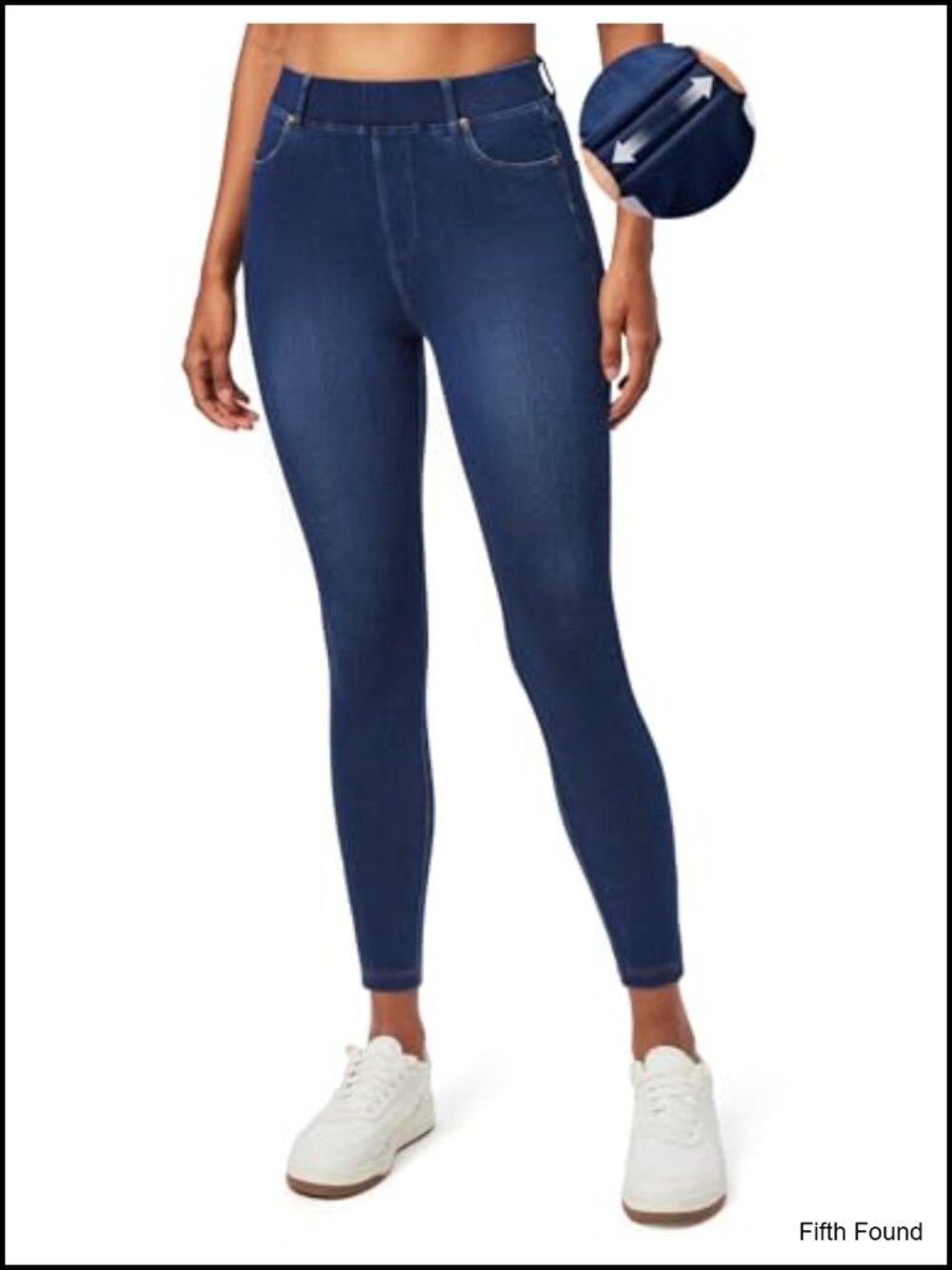 Pull On Jeggings High Waisted Skinny Stretchy Jeans Tummy Control